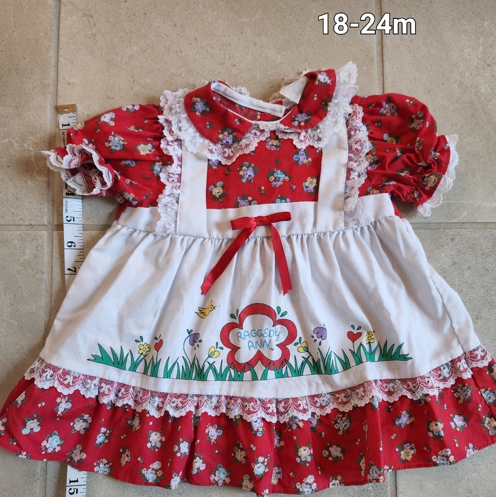Vintage Raggedy Anne dress